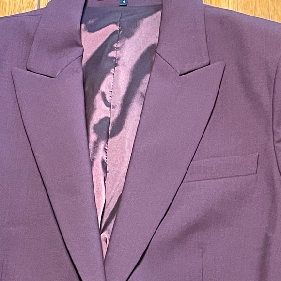 Theory Tropical Wool Power Suit Blazer 4 Pants 6 - Picture 5 of 16